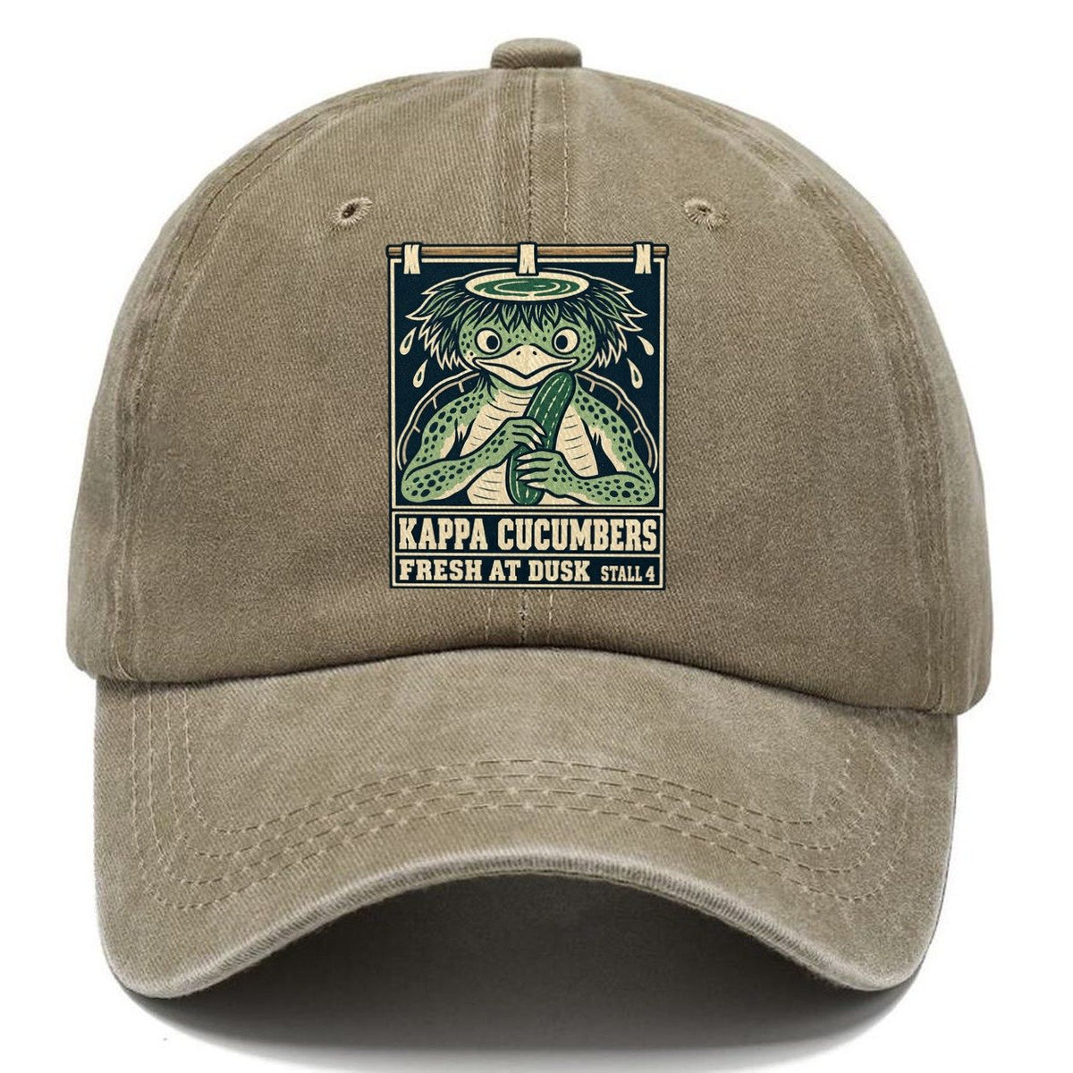 Kappa Cucumbers Yokai Night Market Classic Cap – Warm Sand