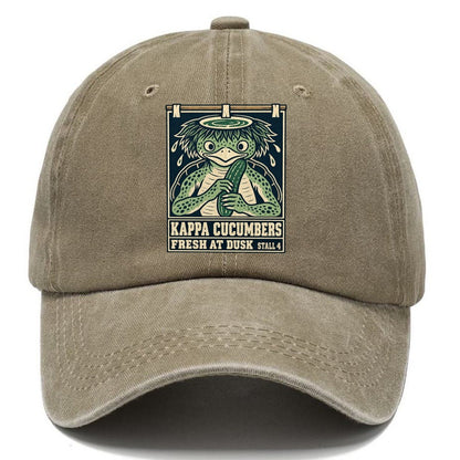 Kappa Cucumbers Yokai Night Market Classic Cap – Warm Sand