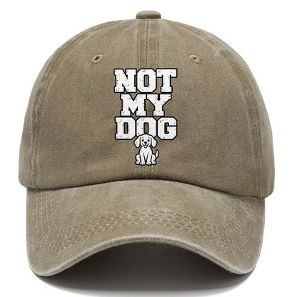 Not My Dog Classic Cap – Warm Sand