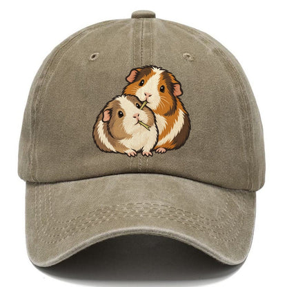 Guinea Pig Hay Share Small Pet Logos Classic Cap – Warm Sand