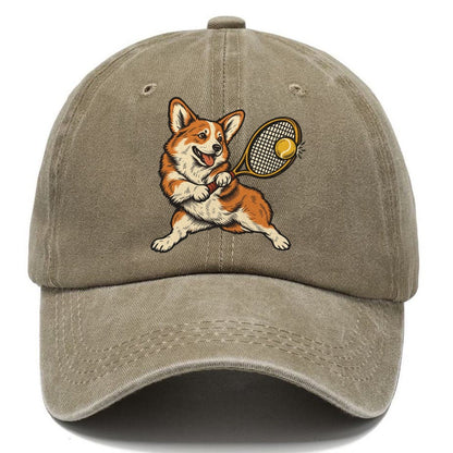 Corgi Tennis Return Sundown Familiars Classic Cap – Warm Sand