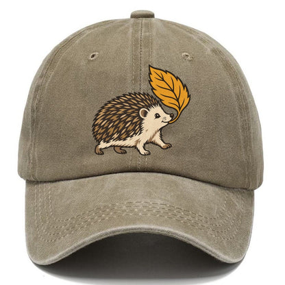 Hedgehog Leaf Carry Small Pet Logos Classic Cap – Warm Sand