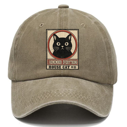 I Remember Everything Neko Says No Classic Cap – Warm Sand