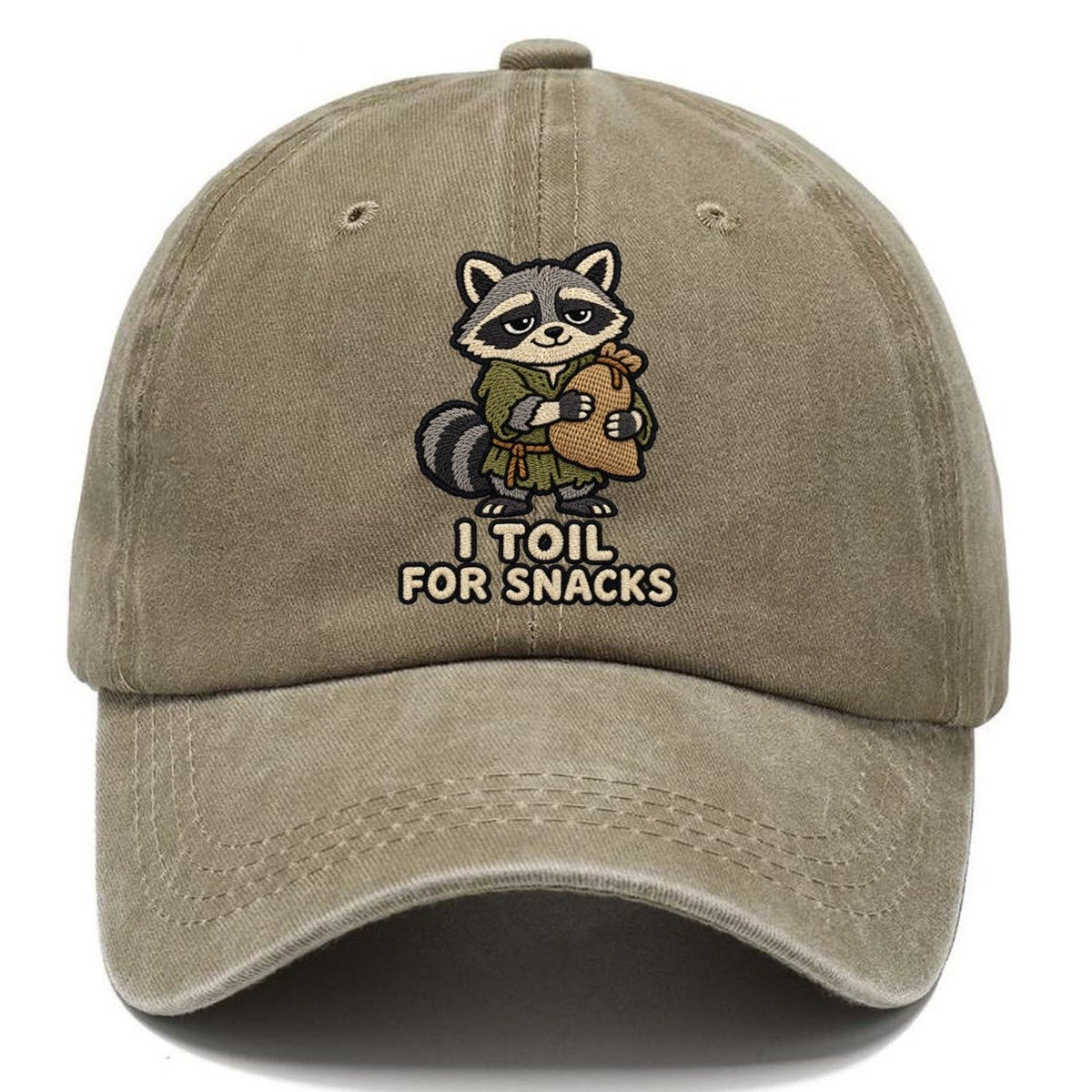 Raccoon Peasant Weary Court Classic Cap – Warm Sand