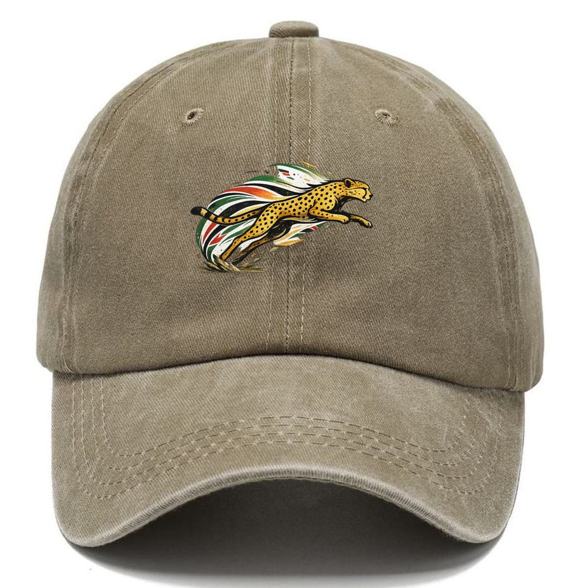 Running Cheetah Speed Streaks Classic Cap – Warm Sand
