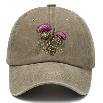 Twin Thistles And Heather Pastimes Companions Classic Cap – Warm Sand
