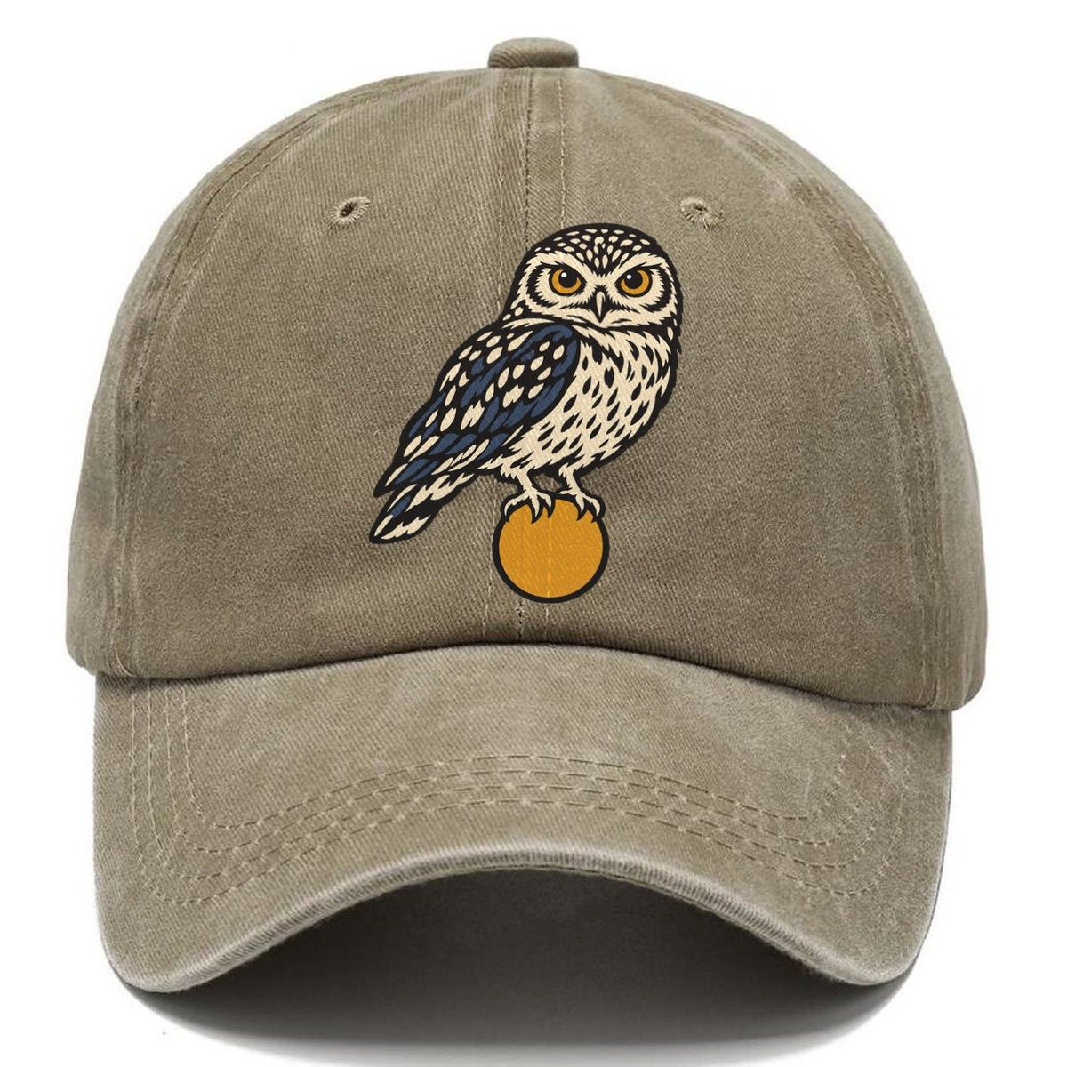 Burrowing Owl Sunrise Sundown Familiars Classic Cap – Warm Sand