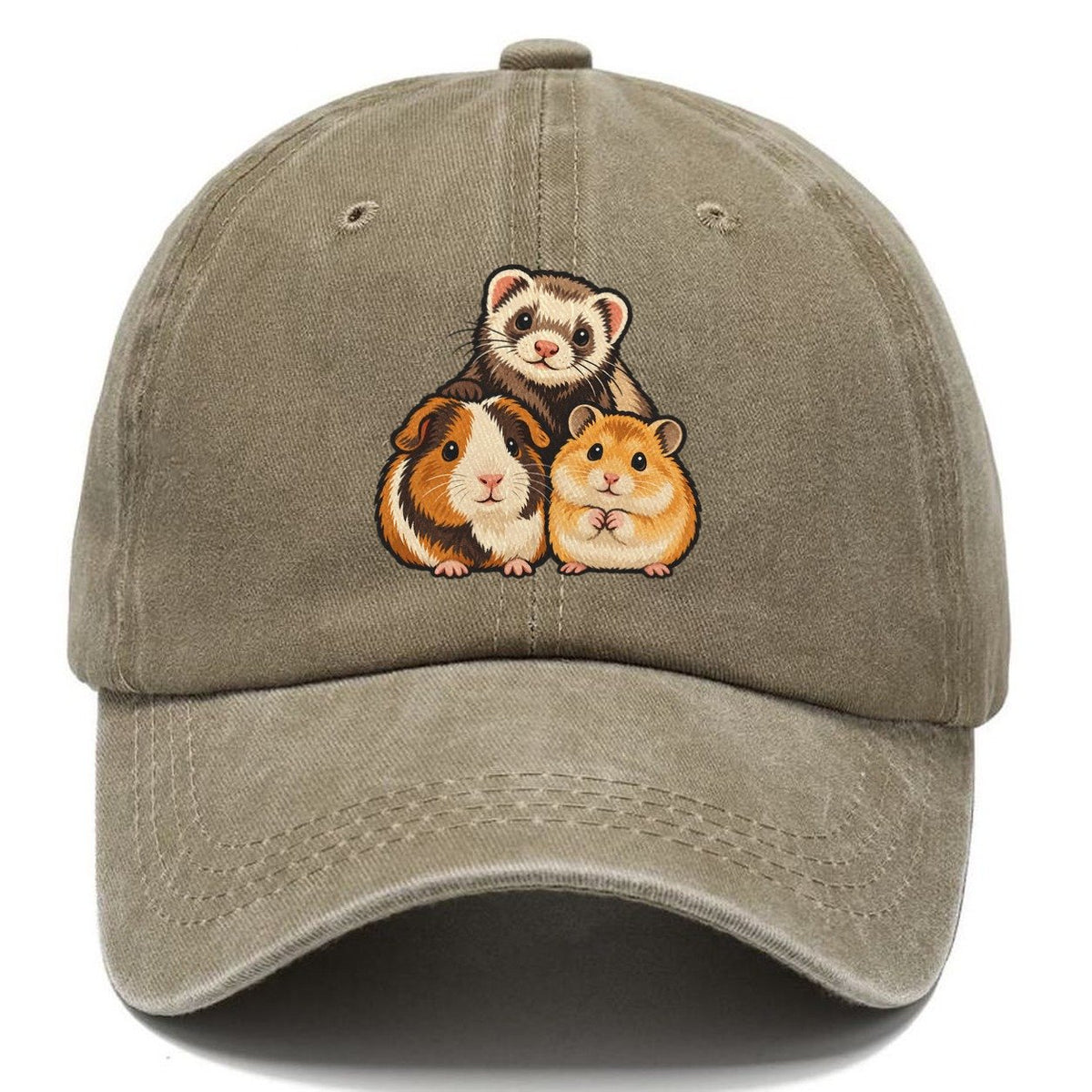 Small Pet Gathering Small Pet Logos Classic Cap – Warm Sand