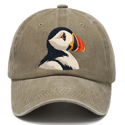 Puffin Portrait Classic Cap – Warm Sand