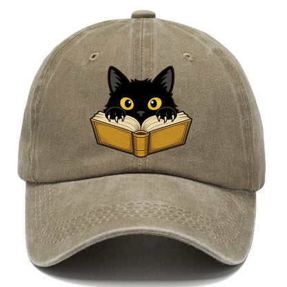 Black Cat Open Book Fan Favorites Classic Cap – Warm Sand