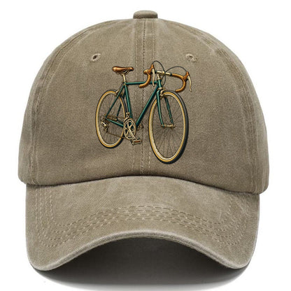 Road Bicycle Front Turn Pastimes Companions Classic Cap – Warm Sand
