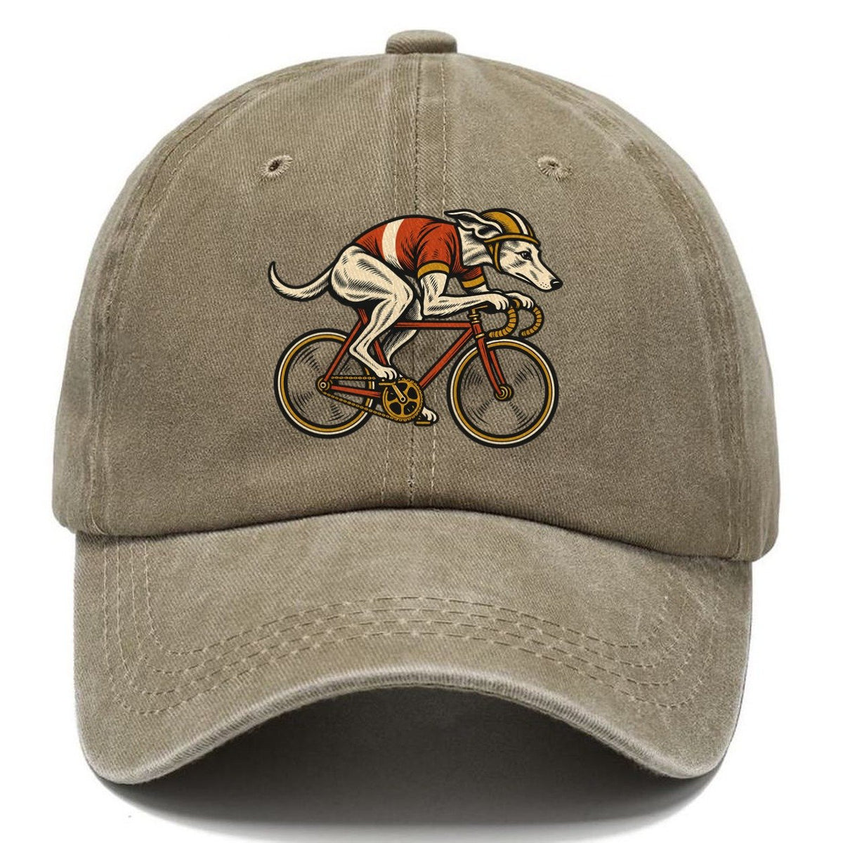 Whippet Track Cyclist Sundown Familiars Classic Cap – Warm Sand