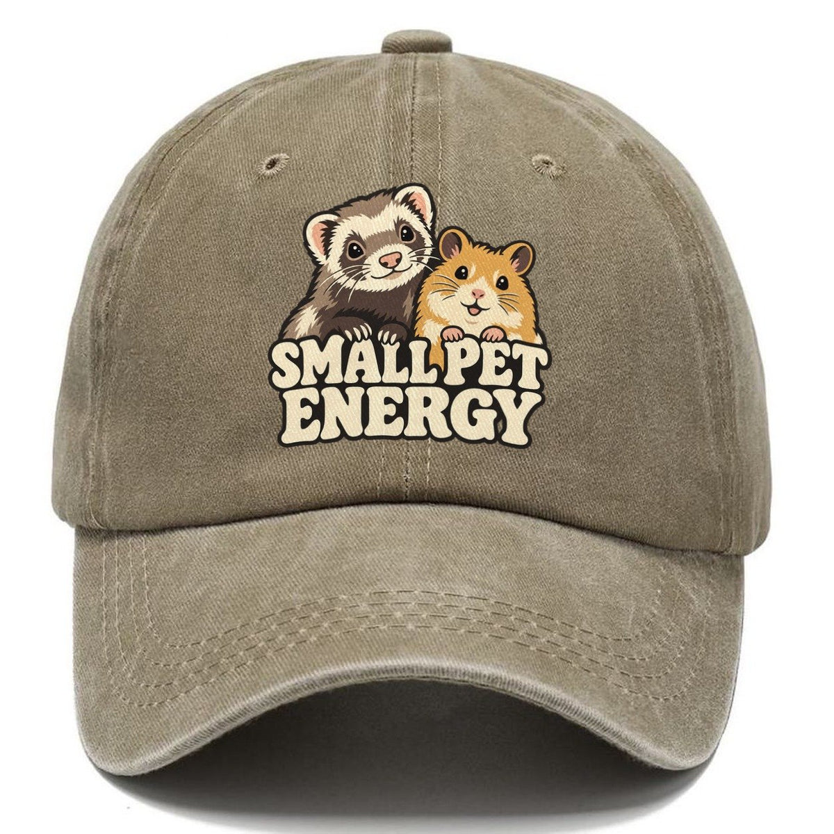 Small Pet Energy Small Pet Logos Classic Cap – Warm Sand