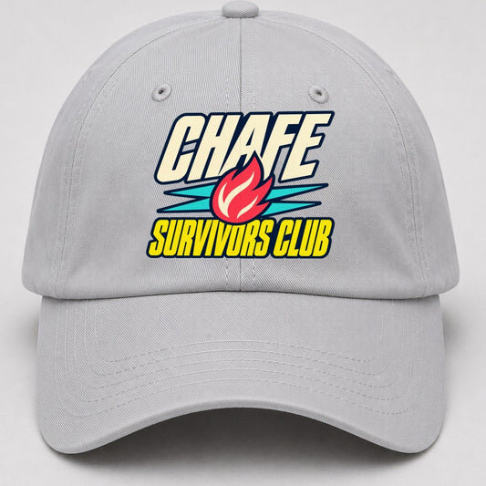 Chafe Survivors Club 90S Running Clubs Baseball Cap – Light Gray