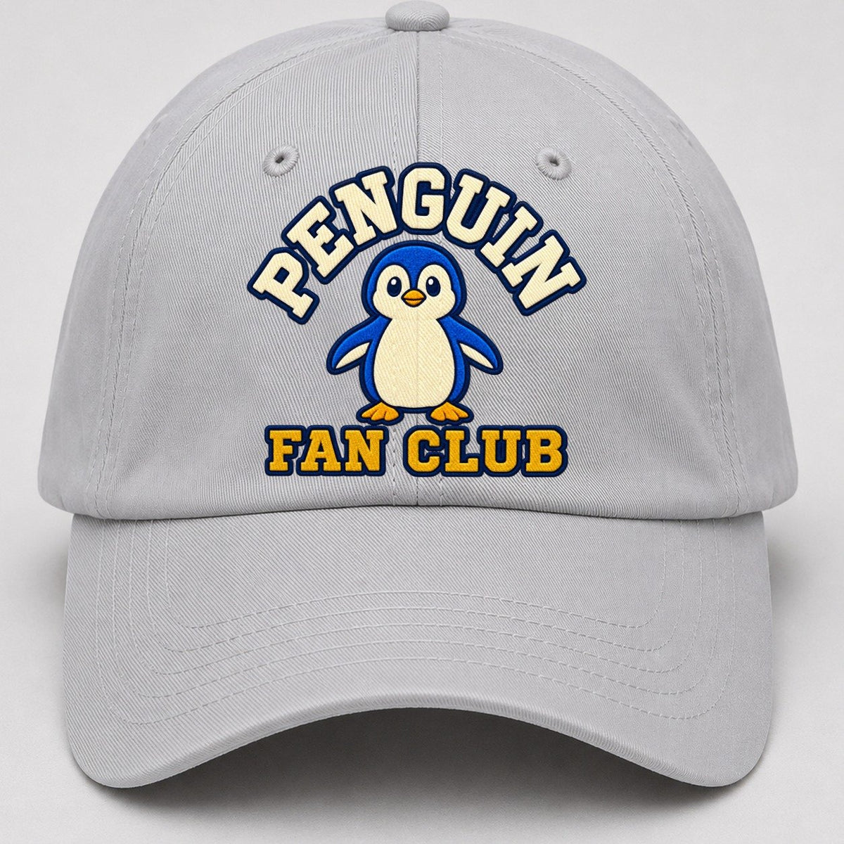 Penguin Fan Club Baseball Cap – Light Gray