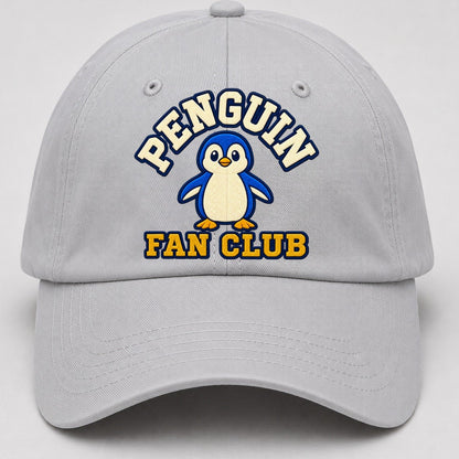 Penguin Fan Club Baseball Cap – Light Gray