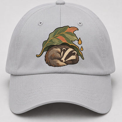 Badger Leaf Shelter Gentle Wild Baseball Cap – Light Gray