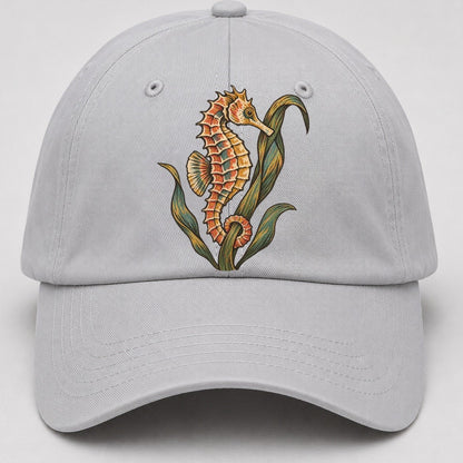Seahorse Eelgrass Cradle Gentle Wild Baseball Cap – Light Gray