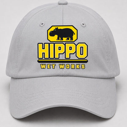 Hippo Wet Works Heavy Duty Baseball Cap – Light Gray