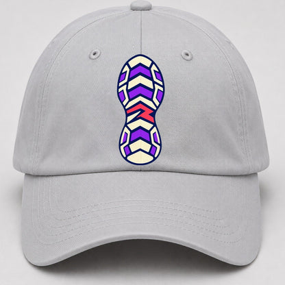 Chevron Sole 90S Running Clubs Baseball Cap – Light Gray
