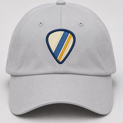 Guitar Pick Tiny Solo Marks Baseball Cap – Light Gray