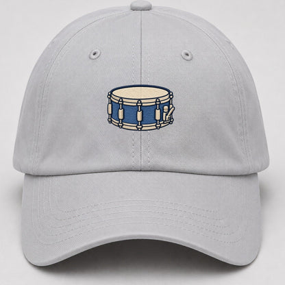 Snare Drum Tiny Solo Marks Baseball Cap – Light Gray
