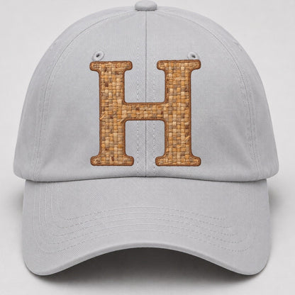 Woven Tweed H Monogram Baseball Cap – Light Gray