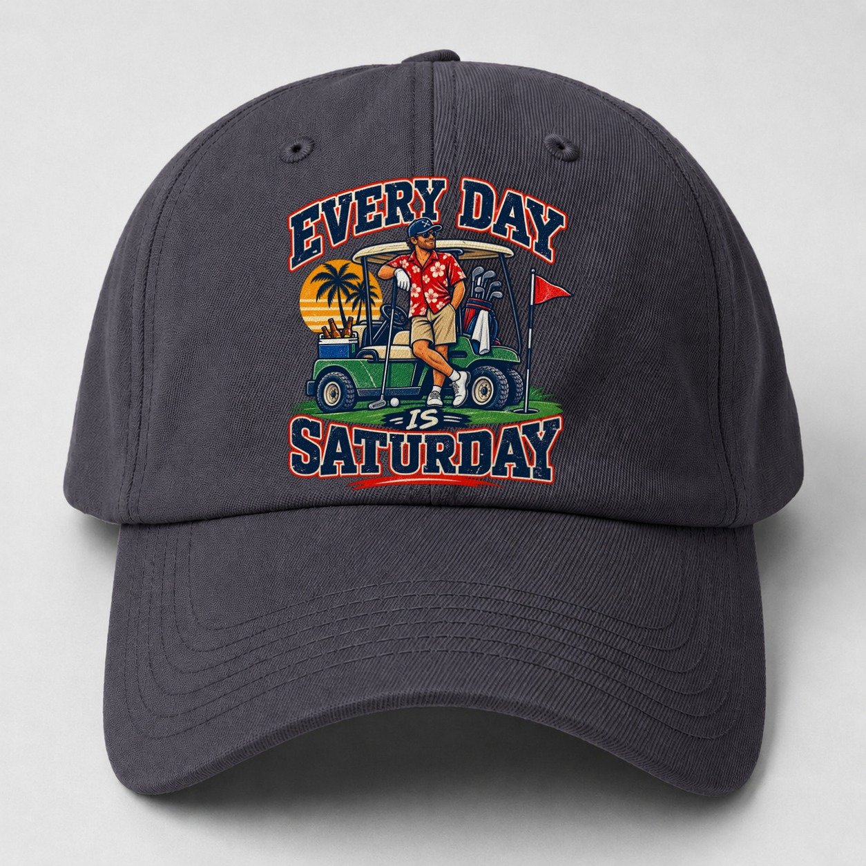 Every Day Is Saturday Golf Life Baseball Cap – Urban Haze