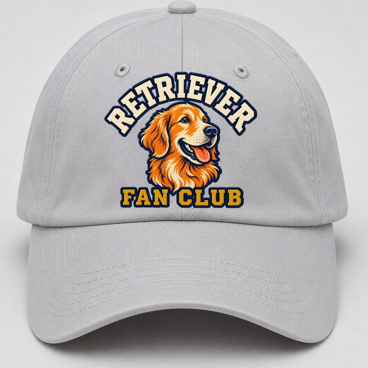 Retriever Fan Club Baseball Cap – Light Gray