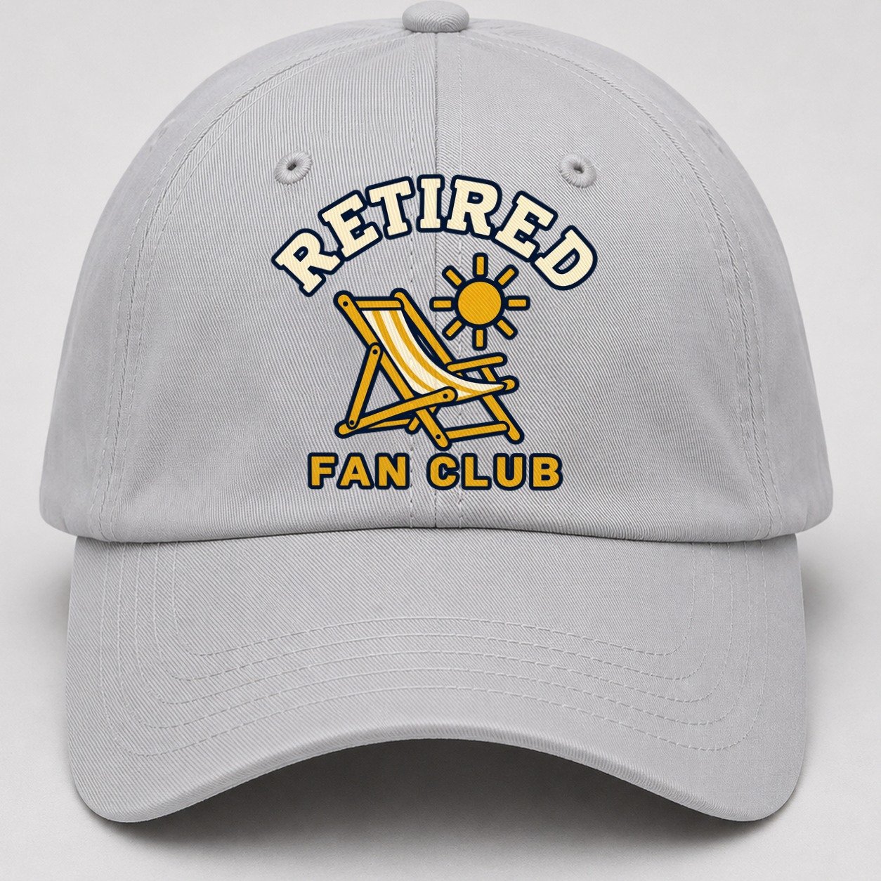 Retired Fan Club Baseball Cap – Light Gray
