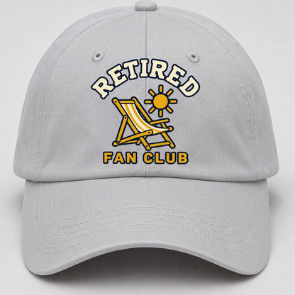 Retired Fan Club Baseball Cap – Light Gray