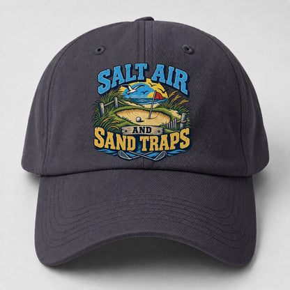 Salt Air And Sand Traps Golf Life Baseball Cap – Urban Haze