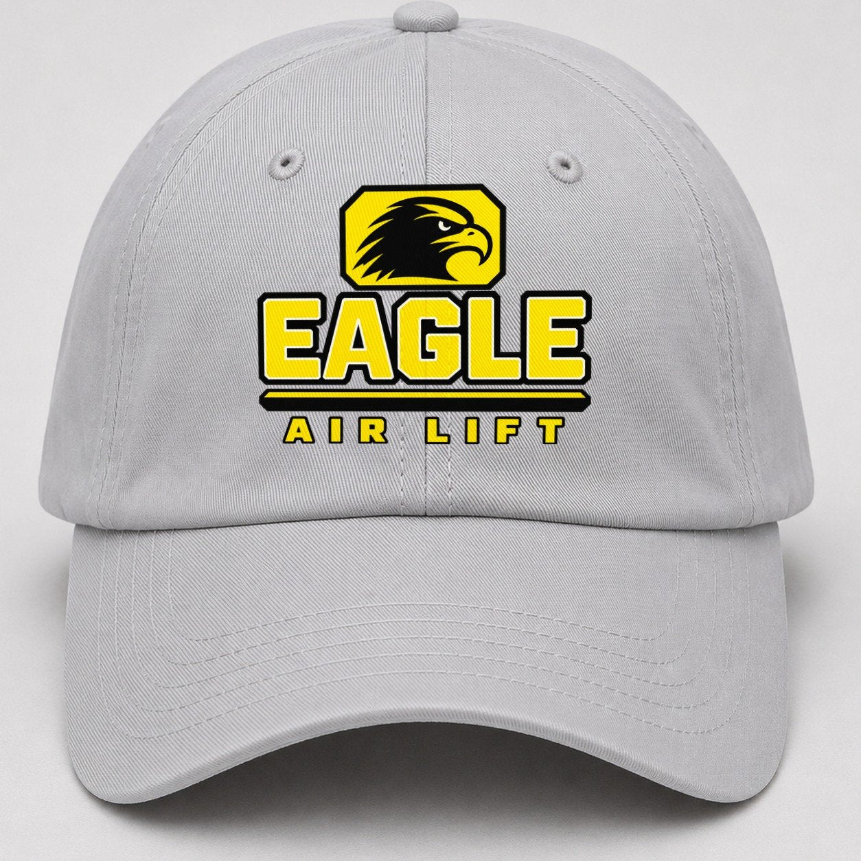 Eagle Air Lift Heavy Duty Baseball Cap – Light Gray