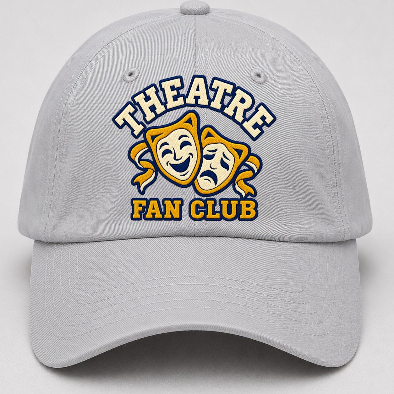 Theatre Fan Club Baseball Cap – Light Gray