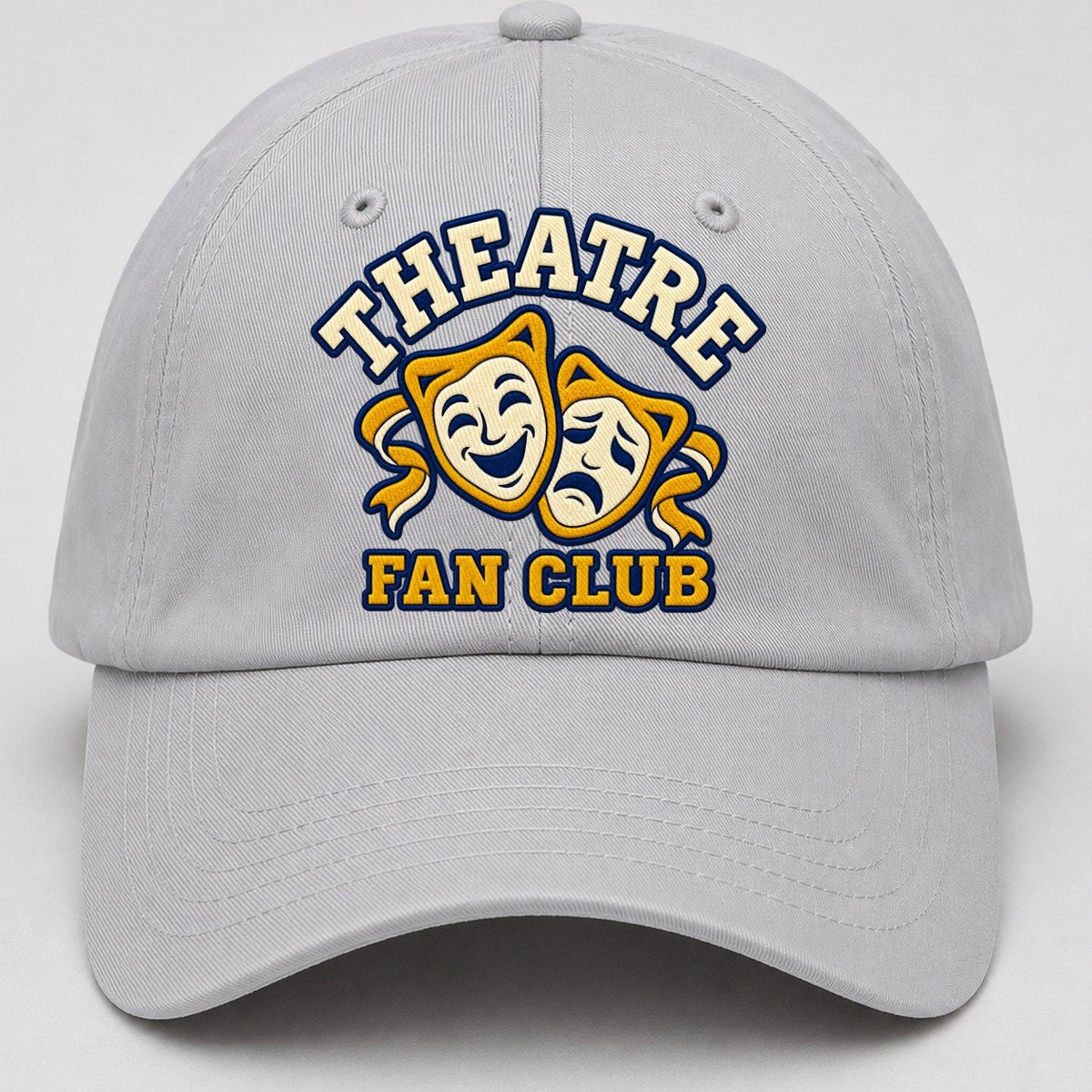 Theatre Fan Club Baseball Cap – Light Gray