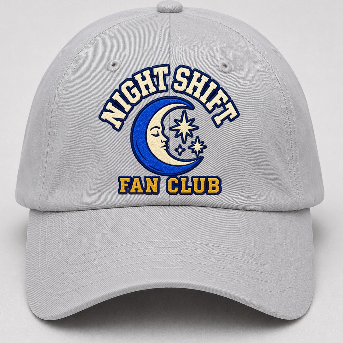 Night Shift Fan Club Baseball Cap – Light Gray