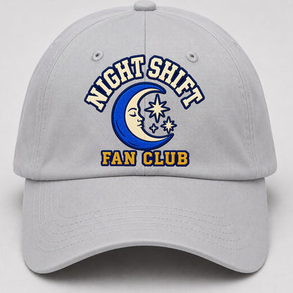 Night Shift Fan Club Baseball Cap – Light Gray