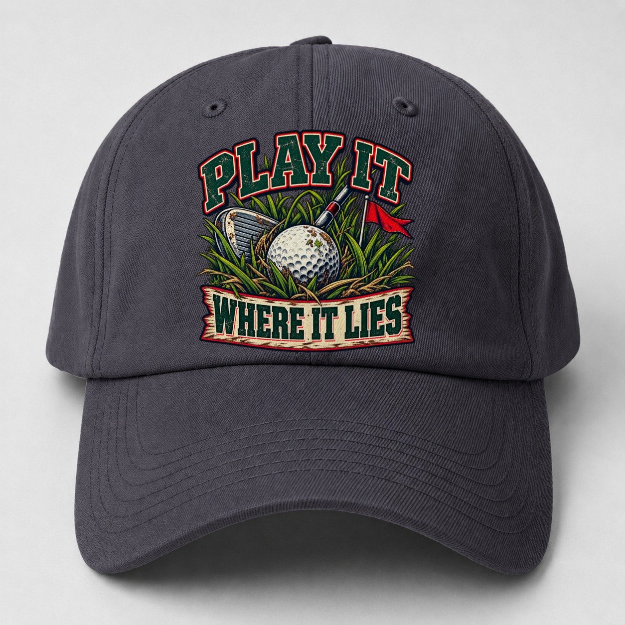Play It Where It Lies Golf Life Baseball Cap – Urban Haze