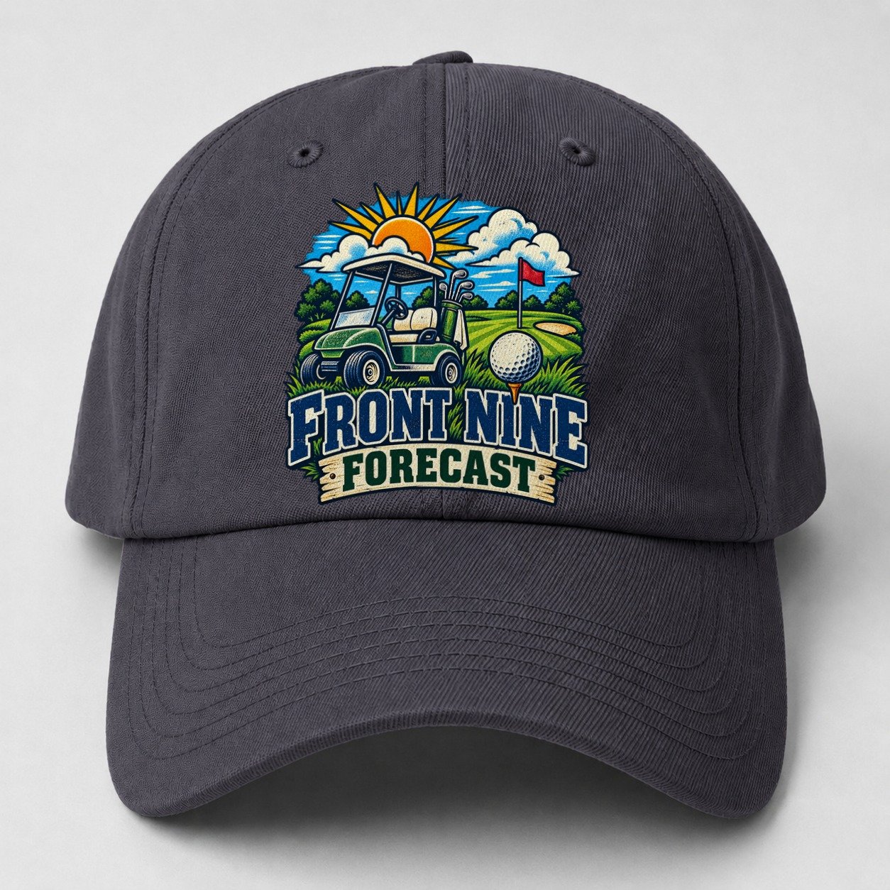 Front Nine Forecast Golf Life Baseball Cap – Urban Haze