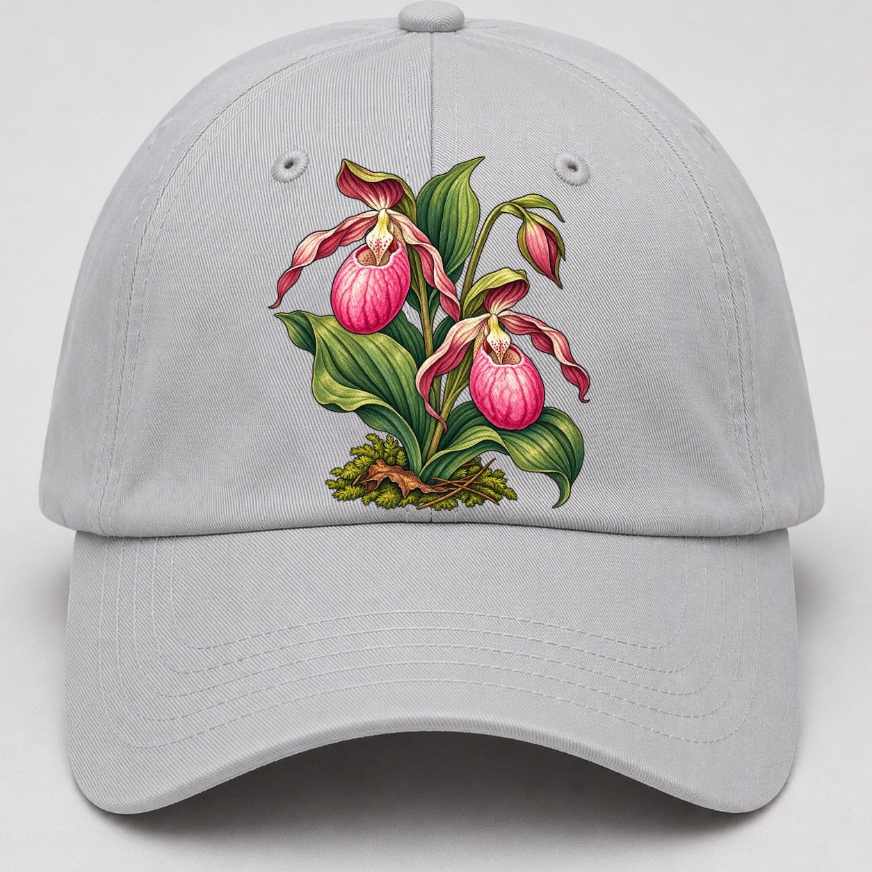 Prince Edward Island Lady S Slipper Canada Cultural Icons Baseball Cap – Light Gray