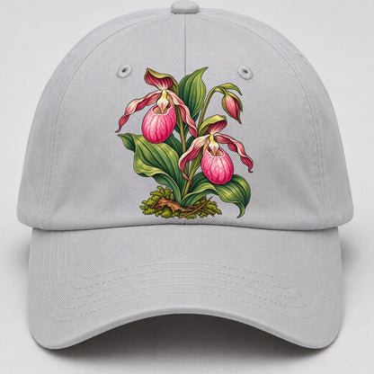 Prince Edward Island Lady S Slipper Canada Cultural Icons Baseball Cap – Light Gray