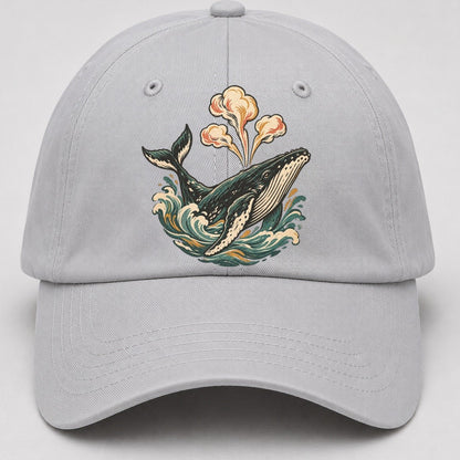Whale Breath Cloud Gentle Wild Baseball Cap – Light Gray