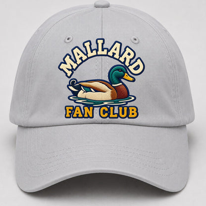 Mallard Fan Club Baseball Cap – Light Gray