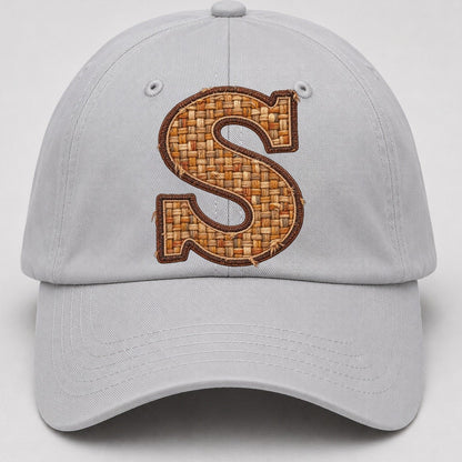 Woven Tweed S Monogram Baseball Cap – Light Gray