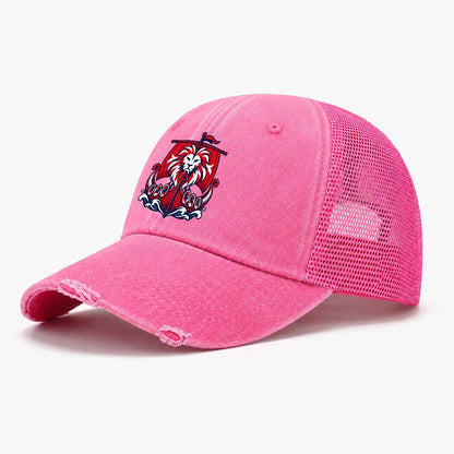 Norway Minimal Emblem Country Logos Washed Trucker Hat – Rose