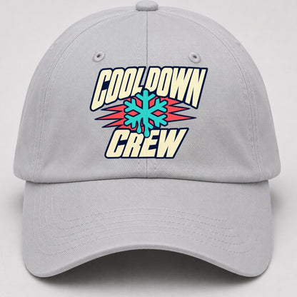 Cool Down Crew 90S Running Clubs Baseball Cap – Light Gray