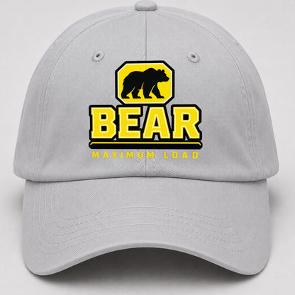 Bear Maximum Load Heavy Duty Baseball Cap – Light Gray
