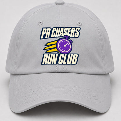 Pr Chasers Run Club 90S Running Clubs Baseball Cap – Light Gray