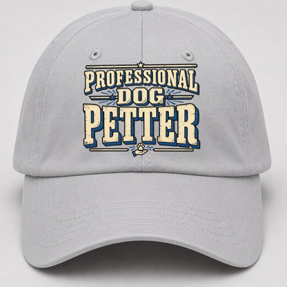 Professional Dog Petter American Wit Baseball Cap – Light Gray