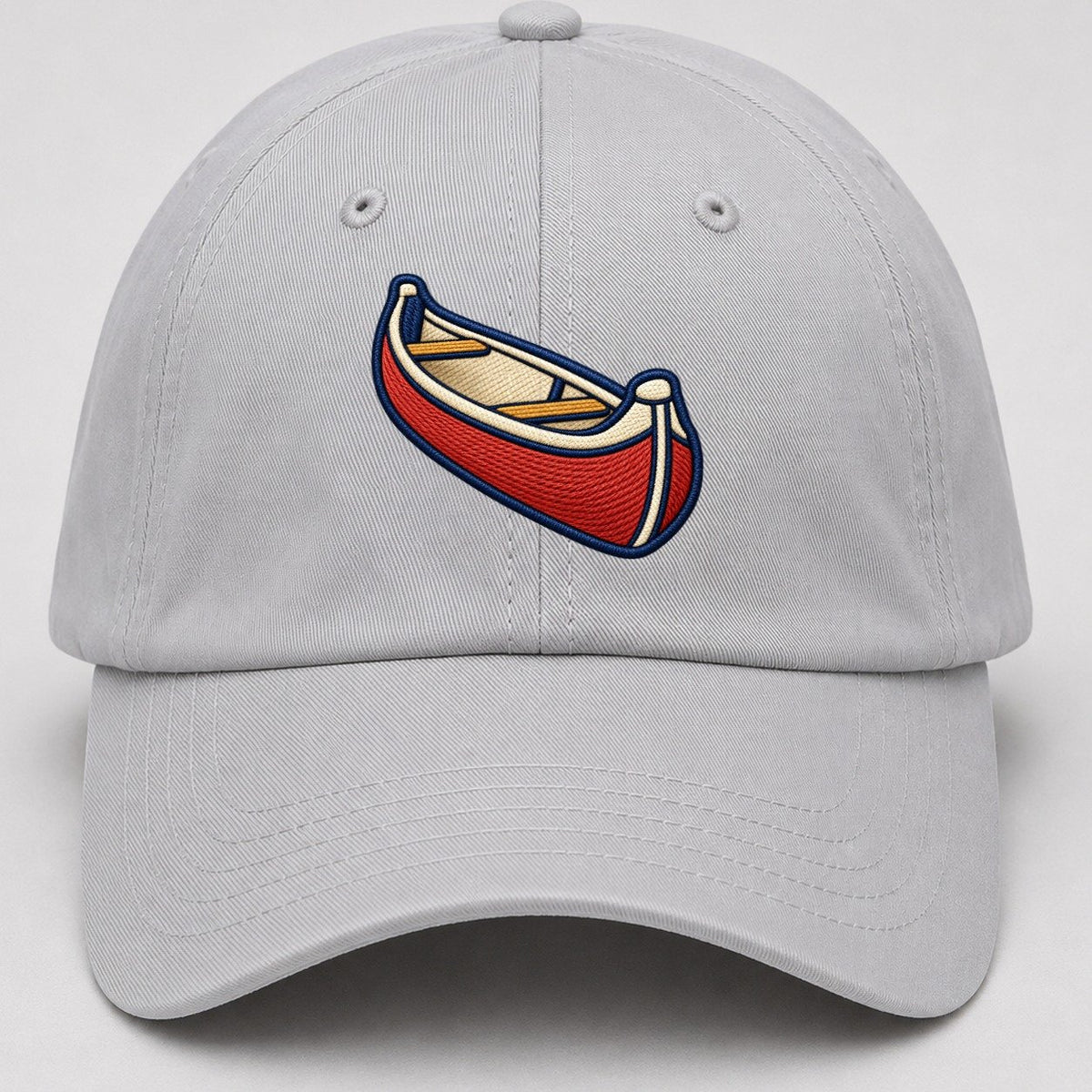 Canoe Tiny Solo Marks Baseball Cap – Light Gray